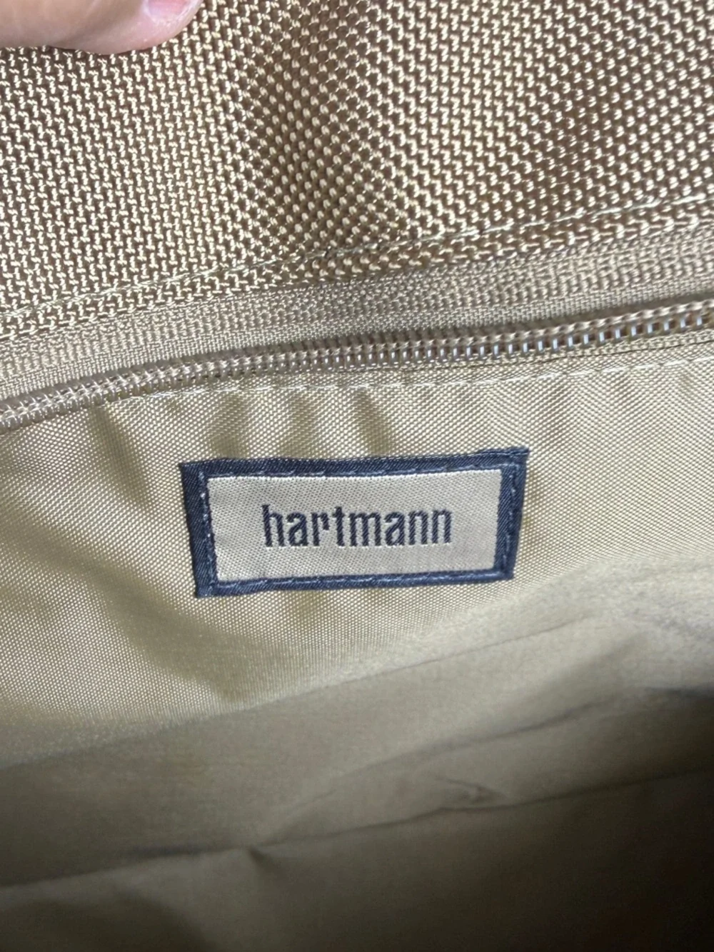 Hartmann Briefcase Satchel Attaché Leather Trim new not worn